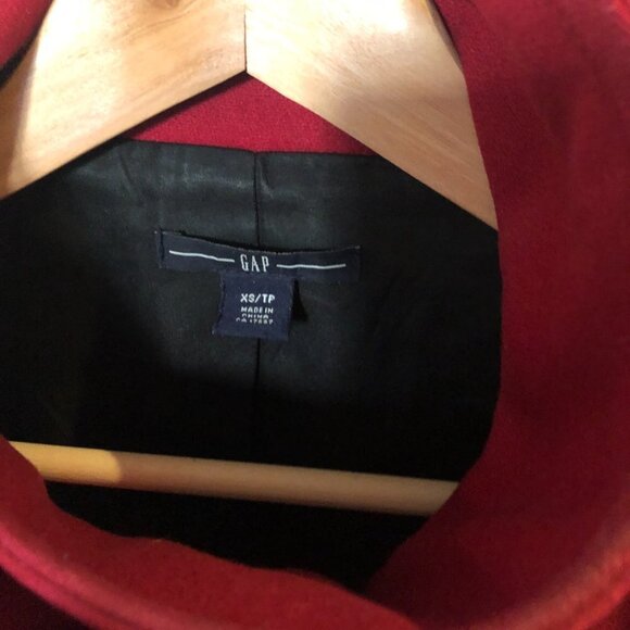 Gap Red Double breasted Jacket  XS - Picture 3 of 7